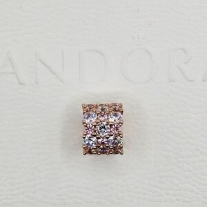 ✨️ Authentic Pandora ⭐️RETIRED⭐️ ROSE SPARKLE CHARM